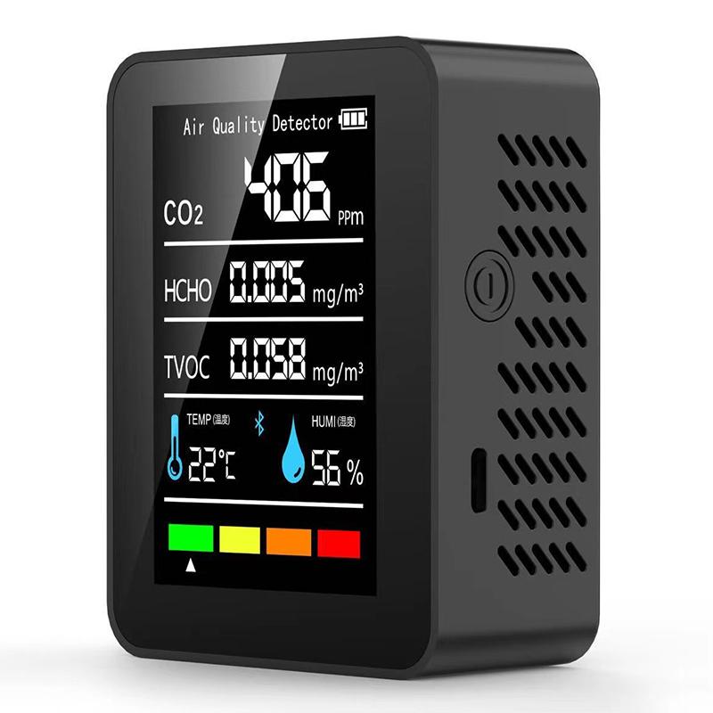 1 Piece Wifi 15 In 1 Tft Display Portable Aqi Pm0.3 Pm1.0 Pm2.5 Pm10 Co Co2 Tvoc Hchc Tester Home Air Quality Monitor