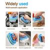 Thickened Kitchen Pot Brush with Handle Reusable Sponge Cleaning Brush Double Layer Floor Brush