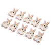10Pcs Iron On Patches Little Cute Bunny Durable Lightweight Wide Application Jean Patches for Bag