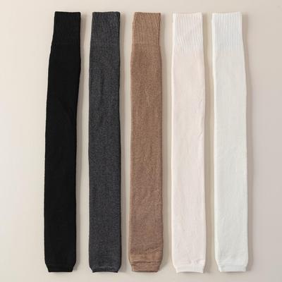 Women's Knee-High Socks: Thick Velvet Thigh-Highs for Autumn & Winter, Solid Color, Long Warmers