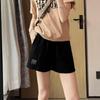 Pantalones cortos deportivos casuales cómodos de verano para mujer, pantalones sueltos de verano para estar en casa y dormir, pantalones cortos con bolsillo exterior para llevar, pantalones cortos calientes