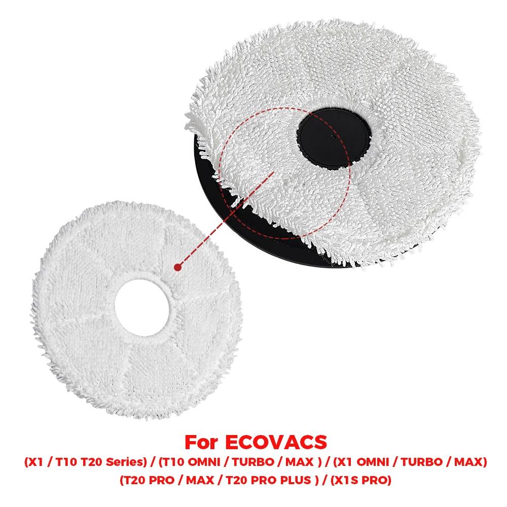 Mop Cloth For Ecovacs X1 OMNI/TURBO/MAX / X1S PRO,T20 PRO/MAX/PRO PLUS,T10 OMNI/ TURBO/MAX Accessories Robot Vacuum Cleaner Part