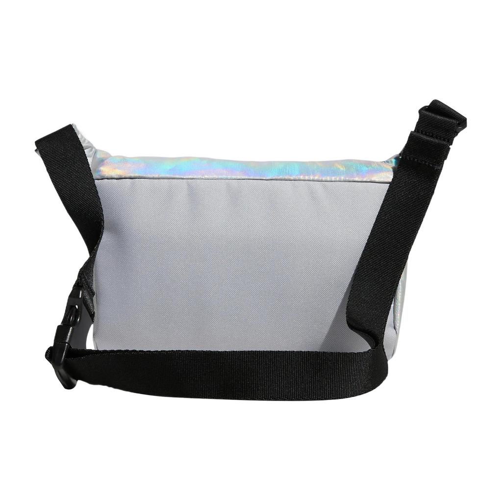 Новая сумка кроссбоди Adidas из полиамида, на плечо, унисекс, светло-серебристый и черный, HP1495