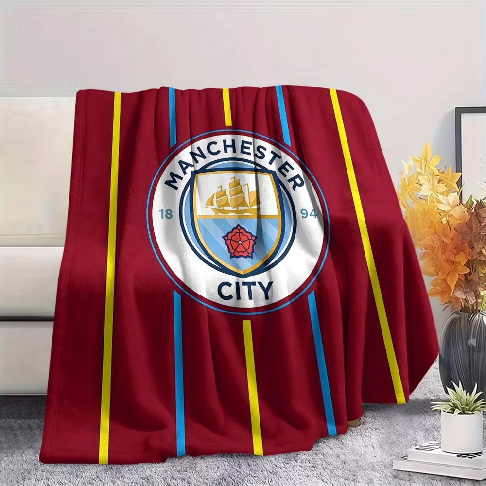 Manchester City Football Club3 Flannel Blanket, High quality Comfortable for All Seasons, Home Decor, Warmth and Comfort