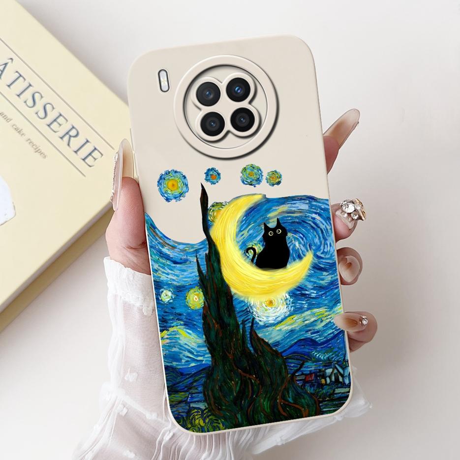 For Huawei Nova 8i Case Honor 50 Lite NTN-L22 Luxury Candy Painted Cover Soft TPU Phone Case For Honor 50 Lite Nova8i Back Cover