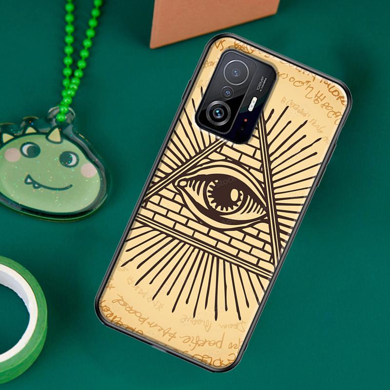 

Чехол с изображением пирамидального глаза для POCO F5 X5 X3 Pro X4 F4 GT F3 M5s C40, чехол для Xiaomi 13 12 Lite 11T 12T Pro 12X POCO X5