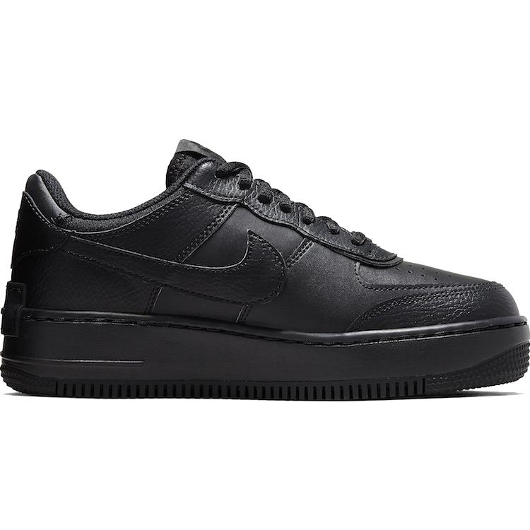 New Nike Air Force 1 Low Shadow Triple Black Women's CI0919-001