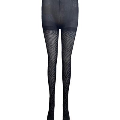 Romantic Tiger Black Cheetah Tights
