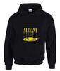 Sudadera con capucha de Rock Music Logo de Nirvana Negra -31192 -SW