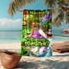 Custom Name Ultra-Soft Beach Towel with My Singing Monsters Playground Theme,Ideal for Pool - Camping, Diving - Perfect Travel Essential, Vibrant Beac