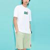 Li Ning X Line Friends Collaboration Sports Fashion Series Letter Print Loose Short Sleeve T-Shirt Men Tops White AHSR812-1