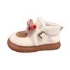 Winter cute thick-soled snow boots new non-slip piled thickened warm cotton shoes