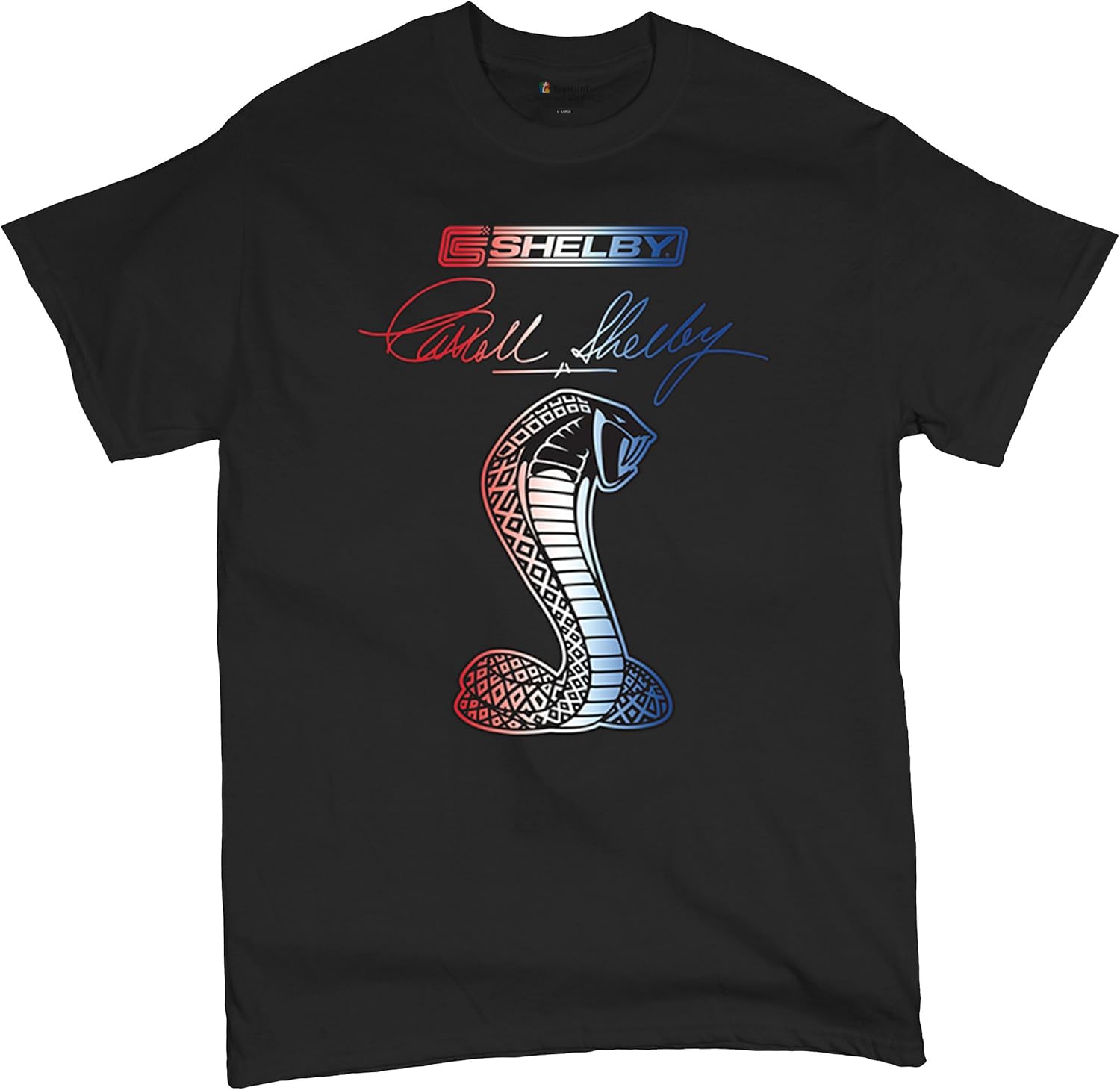 

Shelby Cobra T-Shirt American Classic Muscle Car Mustang GT500 GT350 Racing Performance Powered by Ford Men s Tee 5XL різнокольоровий