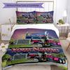 Kw Camions Lourds Personnalisez votre nom Ensemble de Literie Housse de Couette Respirante avec Taies d'Oreiller Décoration de la Maison Cadeau d'Anniversaire