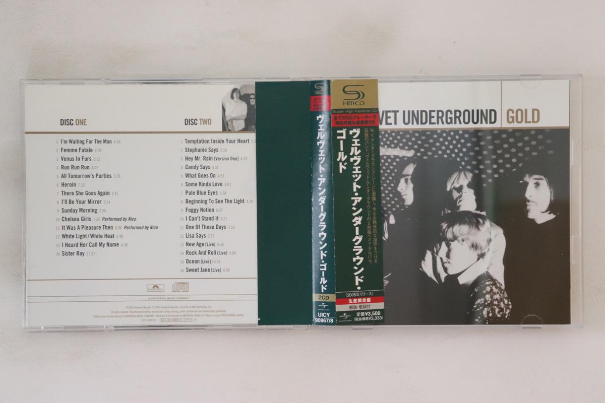

CD VELVET UNDERGROUND - Gold UICY909678 POLYDOR 2008 Japan Obi Rock Used