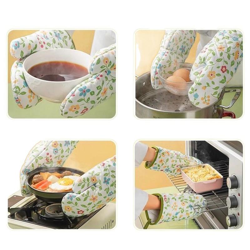 Gant de cuisine pour micro-ondes à motif polyvalent, résistant à la chaleur, antidérapant, gant de four isolé, lavable, gant de cuisson
