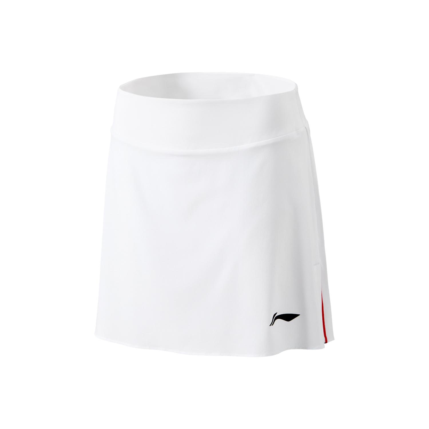 

Теннисная серия Li Ning Повседневная юбка Спортивная Простая Удобная Женские юбки Стандартный-Белый ASKV278-1 S