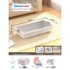 Large Capacity Transparent Under-Bed Storage Box with Wheels