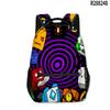 Zaini Hip Hop Kpop Giovanili per la Scuola Unisex Geometry Dash Borse da Viaggio Stampa 3D Oxford Impermeabili Zaini a Spalla per Quaderno