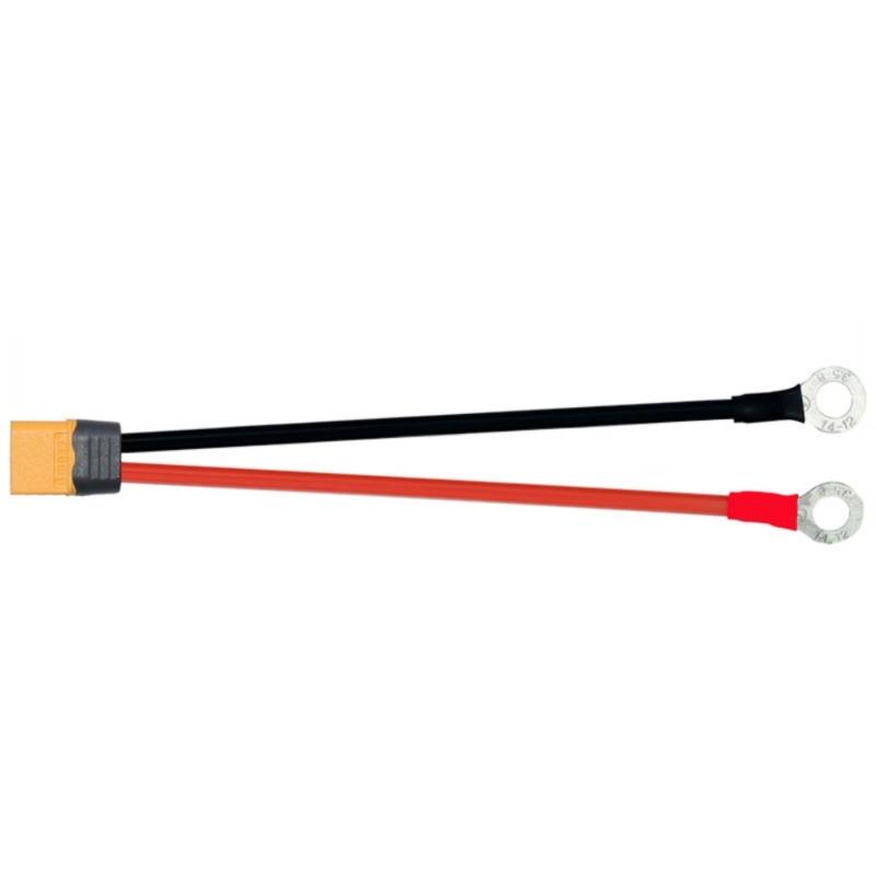 Durability XT60 to O Rings Clamp Cable 12AWG Ideal for DIY and Hobbyists Seekings Stability High Current Capacity