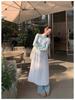 Sweet Korean-Style Women's Spaghetti Strap Vest Dress - 2026 Spring A-Line Layered Mid-Length Skirt