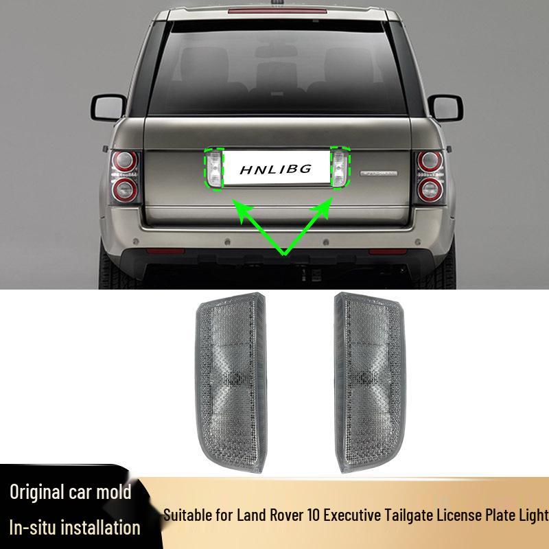 Compatible Tailgate License Plate Light for Land Rover Range Rover Executive 2010 (XFD000043 XFD000053)