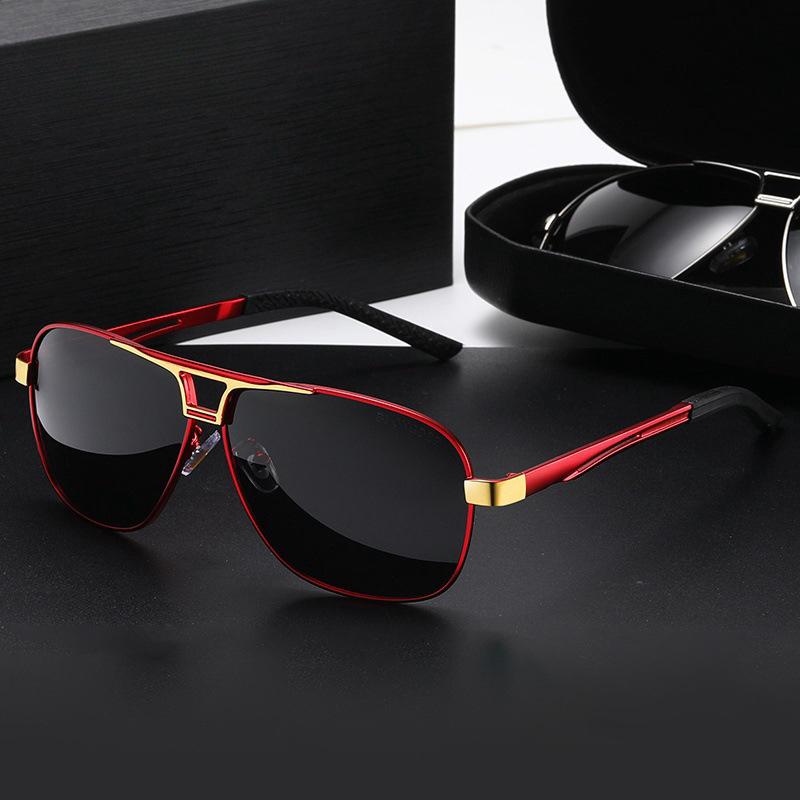 Men Classic Polarized Sunglasses Polarization Anti-reflection Full Frame Sun Glasses Women Retro Luxury Eyewear UV400