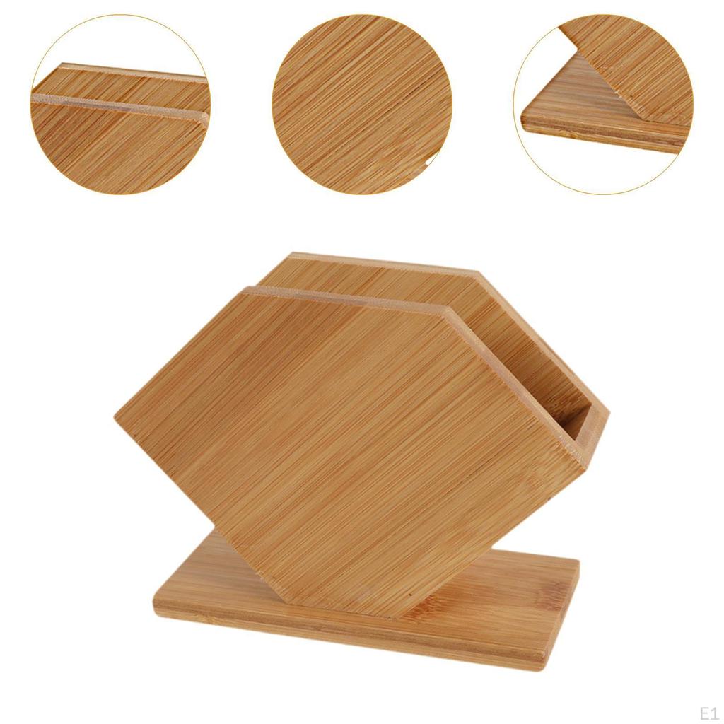 Napkin Holder Storage Box Multipurpose Modern Rack Desktop Ornament for Dinning Table