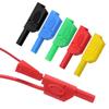 DIY 4MM Banana Plug Stackable Black Red Banana Plug Connector Banana Plug Wire Solder Insulated Safety
