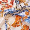 Sangbai Garden Journey Double-Sided Silk Scarf