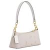 Coach Charlotte 25 Star Print Zipper Closure Coated Canvas And Leather Shoulder Bag Medium Women Shoulder Bag White CCL41-IMCAH