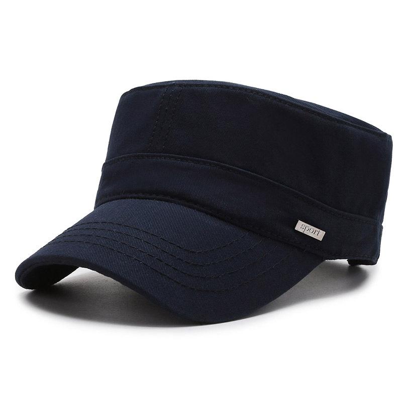 Hat Solid color Flat top hat Spring and autumn fashion Short brim sun hat Peaked hat Casual hat Trendy versatile