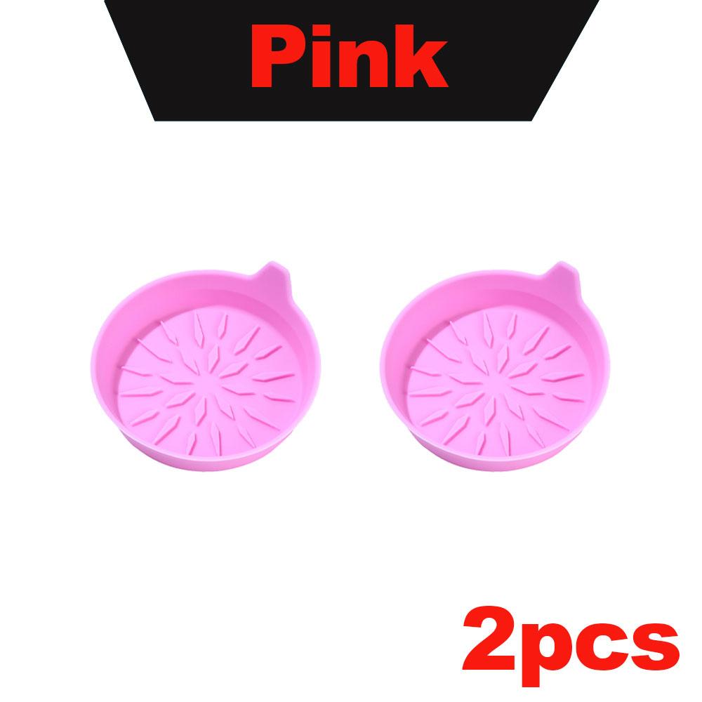 2/4pcs Snowflake Car Cup Holder Coaster Silicone Cup Holder Insert Non-Slip Cup Holder Car AccessoriesInterior Silent Cup Pad