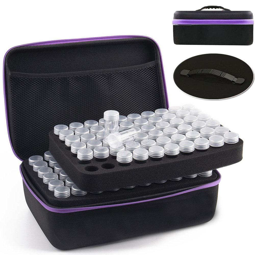 Handbag 120 Slot Diamond Painting Storage Box, Bead Storage Container Suitable for Jewellery, Beads, Rings, Charms, Accessories