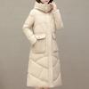 Winter Coat Female Long Parkas Hooded Elegant Thick Warm Jacket Winter Clothes High Quality