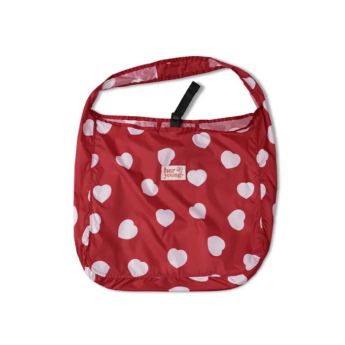 [heryoung]_Helen Packable Nylon Bag (Berry)