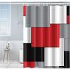 Spliced digital printed fabric shower curtains, thickened waterproof bathroom curtains and bathroom partition curtains