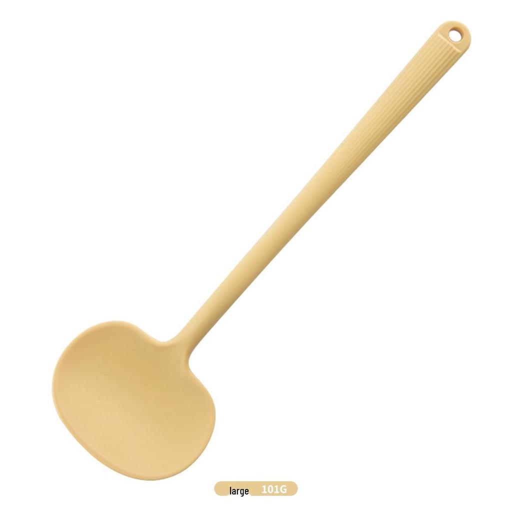Long Handle High-Temperature Resistant Silicone Spatula for Non-stick Pans
