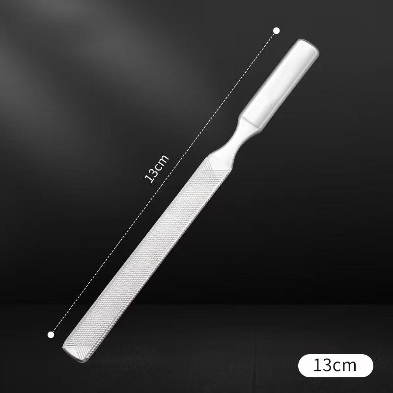 

1 шт. набор пилочек для ногтей из нержавеющей стали с 4 сторонами, профессиональные инструменты для шлифовки и полировки ногтей 13cm