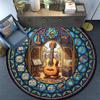 Musicians Workshop Round Area Rug Under Office Chairs Bedroom Living Room Home Decor