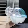 Acrylic Small Pet Animal Cage External Bathroom Toilet House for Hamster Guinea   Bathing