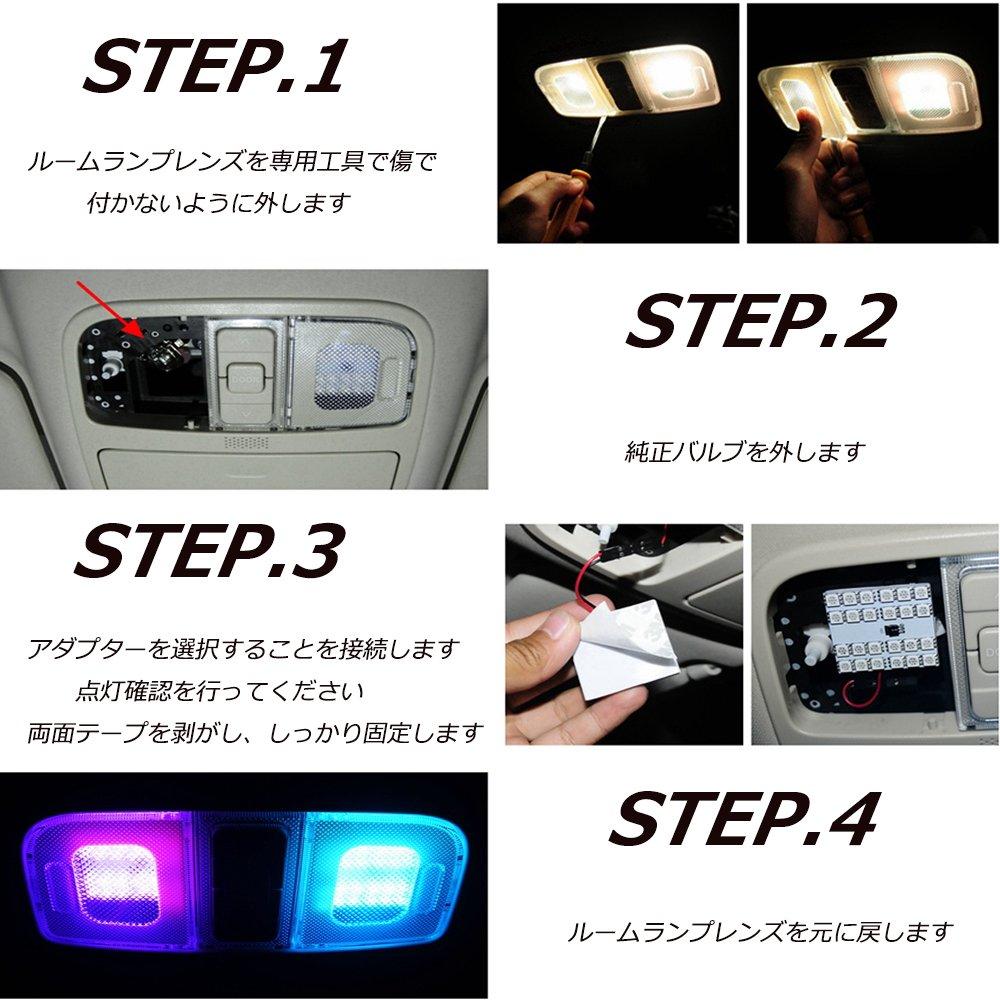 Grandview 5050 24 Row SMD LED Dome Light Room Lamp T10 BA9S Floral Decoration