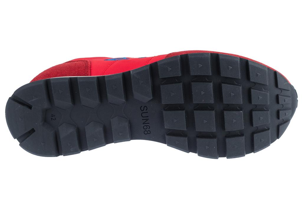 SUN68 Tom Solid, Mens Red Sneakers