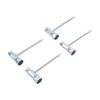 4Pcs Ergonomic Spark Plug Socket Wrench 13mm-19mm Stainless Steel Spanner Remover for Gasoline Chainsaw Brush Cutter