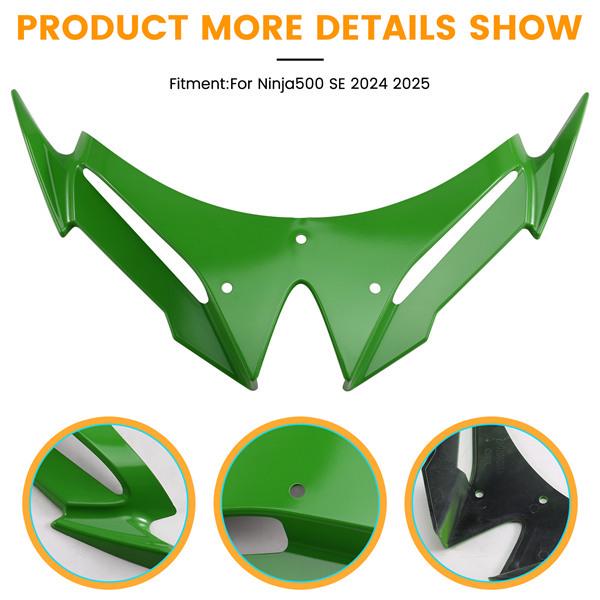 Fits 2024-25 Kawasaki NINJA500 SE Front Lip Canard Spoiler
