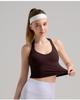 Lulu Women's New Halter Sports Bra - Beautiful Back, Slimming, Nude Feeling, with Chest Pads for Yoga and Fitness.