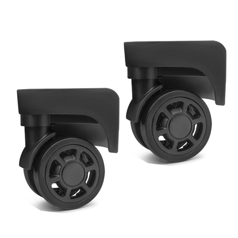 2 st Reservhjul för Resväska Kraftigt Rullhjul för Bagagebox Resväska 360 graders Svängbart Kit SilentWheel