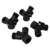 Tap Y Splitter 2 Way 2 Valves Hose Splitter Connector for Garden Hose Faucet  Standard 4pcs