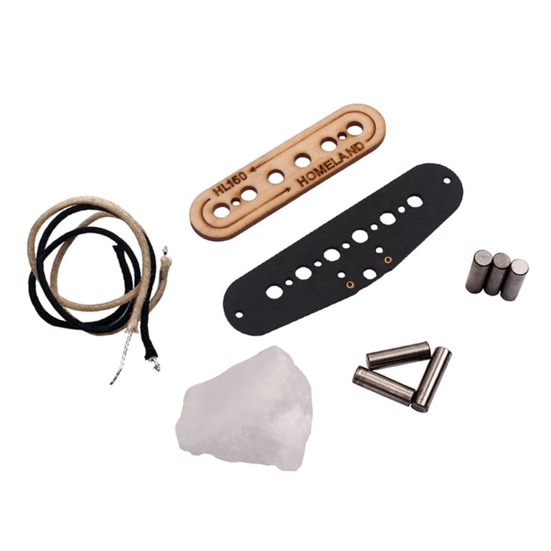 3 Pieces HL148/HL150/HL152 Maple Single Coil Pickup Set for Neck Middle Bridge Guitar Musical Instrument Accessory Kits