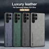 Shockproof Leather Case For Samsung Galaxy S24 S23 S22 S21 S20 Ultra Plus FE S10 S9 Note 20 Ultra Soft Bumper Phone Accessories
